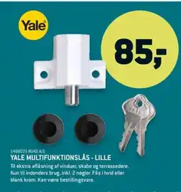 XL-BYG Yale multifunktionslås - lille tilbud