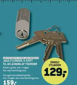 XL-BYG Jasa company aps jasa cylinder til aflåsning af yderdør tilbud