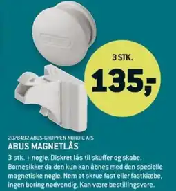 XL-BYG Abus magnetlås tilbud