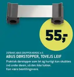 XL-BYG Abus dørstopper, tovejs leif tilbud