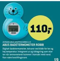 XL-BYG Abus badetermometer robbi tilbud