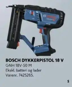 Davidsen BOSCH DYKKERPISTOL 18 V GNH 18V-50 M tilbud