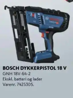 Davidsen BOSCH DYKKERPISTOL 18 V tilbud