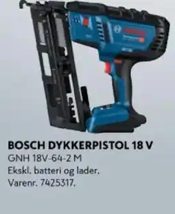 Davidsen BOSCH DYKKERPISTOL 18 V tilbud