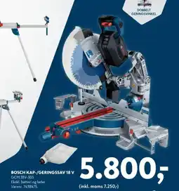 Davidsen BOSCH KAP-/GERINGSSAV 18 V tilbud