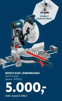 Davidsen BOSCH KAP-/GERINGSSAV GCM 12 GDL Varenr. 7433015. tilbud