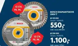 Davidsen BOSCH DIAMANTSKIVE UNIVT tilbud