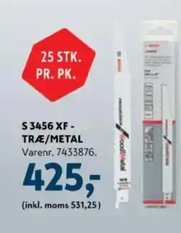 Davidsen BOSCH BAJONETSAVKLINGER S3456 XF- TRÆE/METAL tilbud
