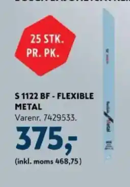 Davidsen BOSCH BAJONETSAVKLINGER S 1122 BF-FLEXIBLE METAL tilbud