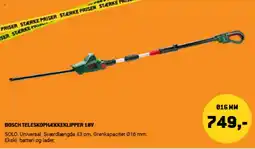 XL-BYG BOSCH TELESKOPHÆKKEKLIPPER 18V tilbud