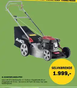 XL-BYG AL-KO MOTORPLENEKLIPPER tilbud