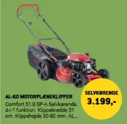 XL-BYG AL-KO MOTORPLÆNEKLIPPER tilbud