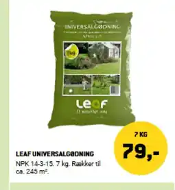 XL-BYG LEAF UNIVERSALGØDNING tilbud