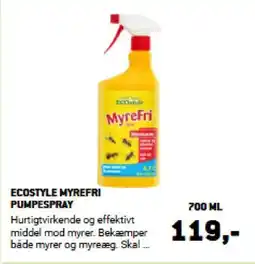 XL-BYG ECOSTYLE MYREFRI PUMPESPRAY tilbud