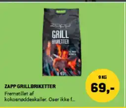 XL-BYG ZAPP GRILLBRIKETTER Fremstillet af tilbud