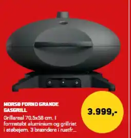 XL-BYG MORSO FORNO GRANDE GASGRILL tilbud