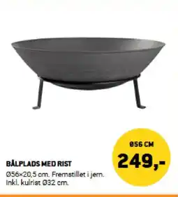 XL-BYG BÅLPLADS MED RIST tilbud