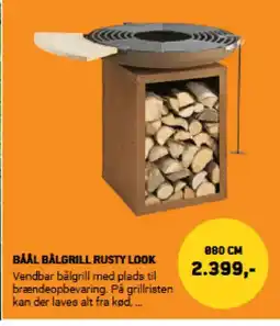 XL-BYG BÅÅL BÅLGRILL RUSTY LOOK tilbud