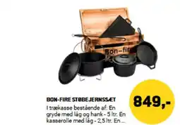 XL-BYG BON-FIRE STØBEJERNSSÆT tilbud