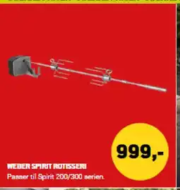XL-BYG WEBER SPIRIT ROTISSERI Passer til Spirit 200/300 serien. tilbud
