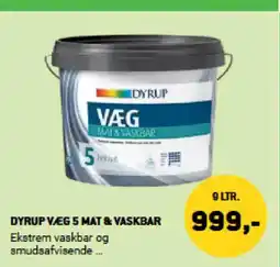 XL-BYG DYRUP VÆG 5 MAT & VASKBAR tilbud