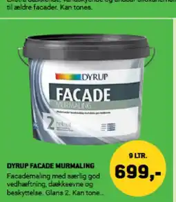 XL-BYG DYRUP FACADE MURMALING tilbud