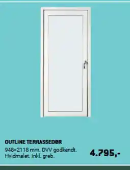 XL-BYG OUTLINE TERRASSEDØR tilbud
