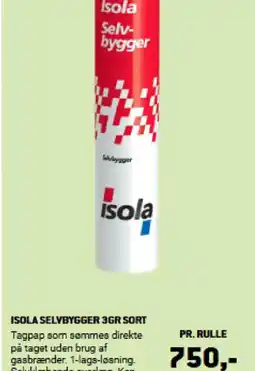 XL-BYG ISOLA SELVBYGGER 36R SORT tilbud
