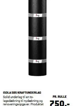 XL-BYG ISOLA SBS KRAFTUNDERLAG Solid underlag til en to- tilbud