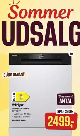 Skousen OPVASKEMASKINE tilbud