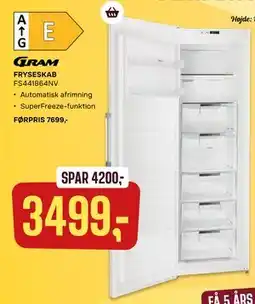 Skousen FRYSESKAB tilbud