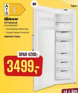 Skousen FRYSESKAB tilbud