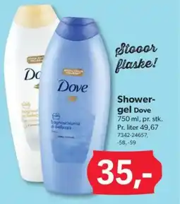 BigDollar DOVE Shower- gel tilbud