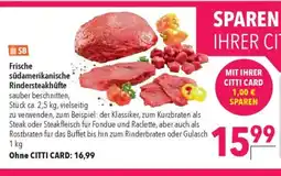 Citti Frische südamerikanische Rindersteakhüfte tilbud