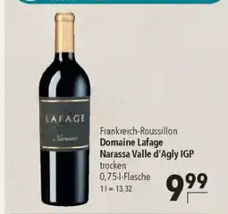 Citti Frankreich-Roussillon Domaine Lafage Narassa Valle d'Agly IGP trocken tilbud