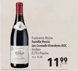 Citti Frankreich-Rhône Famille Perrin Les Cornuds Vinsobres AOC trocken tilbud