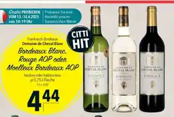 Citti Bordeaux Blanc, Rouge AOP oder Moelleux Bordeaux AOP tilbud