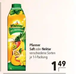 Citti Pfanner Saft oder Nektar verschiedene Sorten tilbud