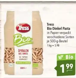 Citti Tress Bio Dinkel Pasta in Papier tilbud