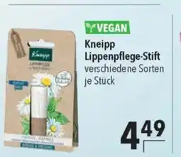Citti YVEGAN Kneipp Lippenpflege-Stift verschiedene Sorten tilbud