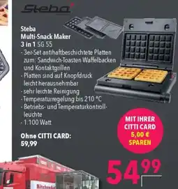 Citti Steba Multi-Snack Maker tilbud