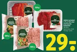 Coop 365 Hakket grisekød 4-7%, 8-12% eller marinerede koteletter tilbud