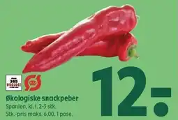 Coop 365 Økologiske snackpeber tilbud