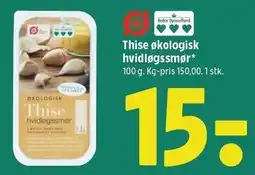 Coop 365 Thise økologisk hvidløgssmør tilbud