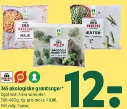 Coop 365 365 økologiske grøntsager tilbud
