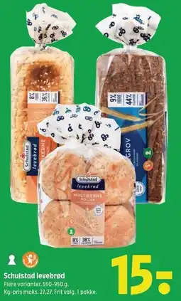 Coop 365 Schulstad levebrød tilbud