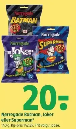 Coop 365 Nørregade Batman, Joker eller Superman tilbud
