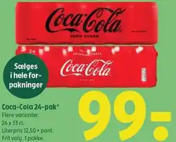 Coop 365 Coca-Cola 24-pak tilbud