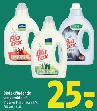 Coop 365 Biotex flydende vaskemiddel tilbud