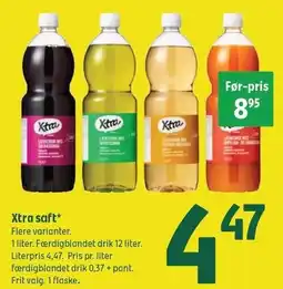 Coop 365 Xtra saft tilbud